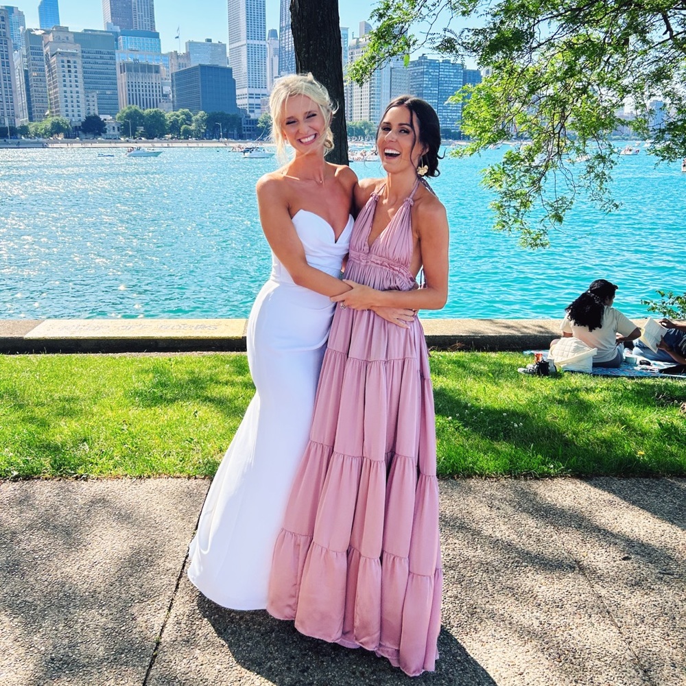 Erika Peña Halterneck Long Dress